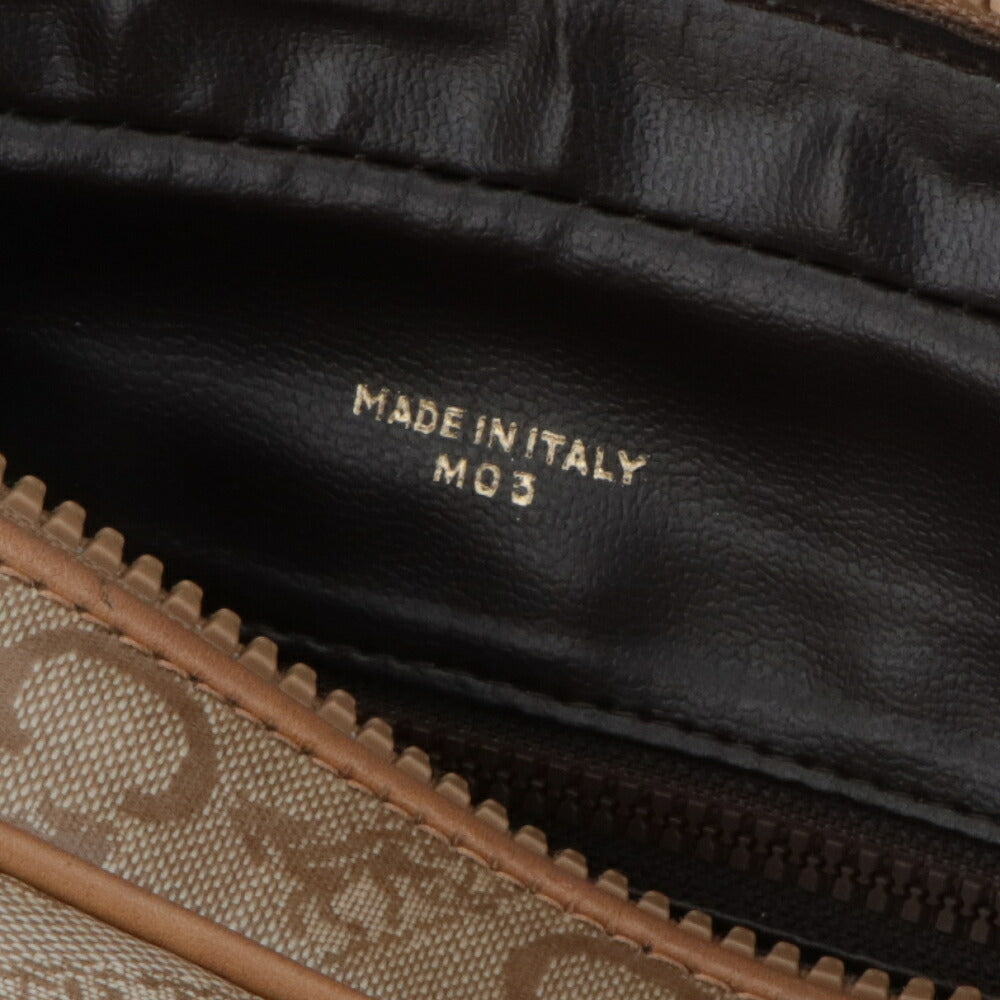 【中古/Bランク】 CELINE セリーヌ レディース バッグ ショルダーバッグ マカダム ベージュ系 レザー シリアルあり マカダム ヴィンテージ