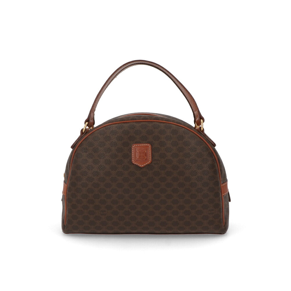 【中古/ABランク】 CELINE セリーヌ レディース バッグ ハンドバッグ マカダム ブラウン系 PVCレザー シリアルあり ヴィンテージ MC97