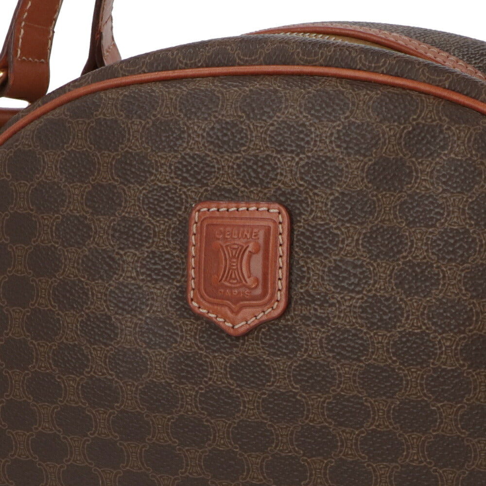 【中古/ABランク】 CELINE セリーヌ レディース バッグ ハンドバッグ マカダム ブラウン系 PVCレザー シリアルあり ヴィンテージ MC97