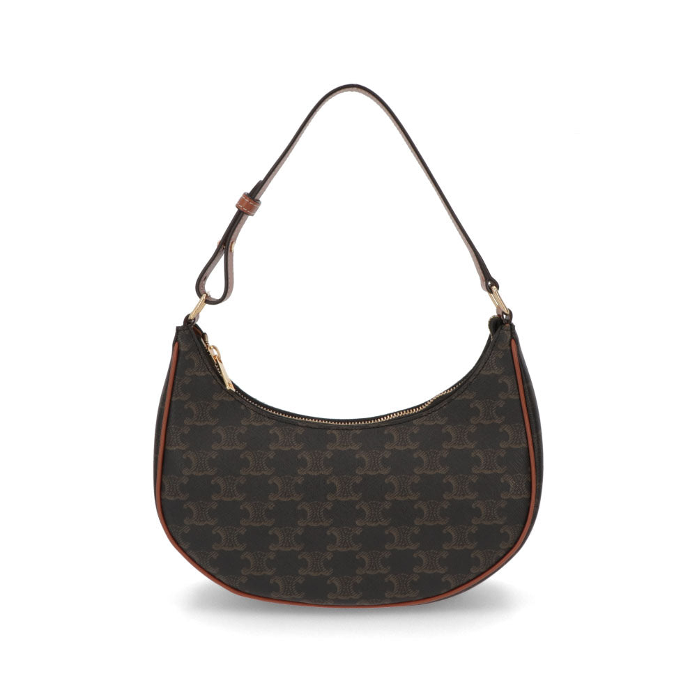 【中古/Aランク】 CELINE セリーヌ レディース バッグ ショルダーバッグ AVA バッグ ブラウン系 トリオンフ ホーボーバッグ 三日月バッグ 193952BZJ