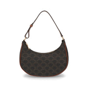 【中古/Aランク】 CELINE セリーヌ レディース バッグ ショルダーバッグ AVA バッグ ブラウン系 トリオンフ ホーボーバッグ 三日月バッグ 193952BZJ