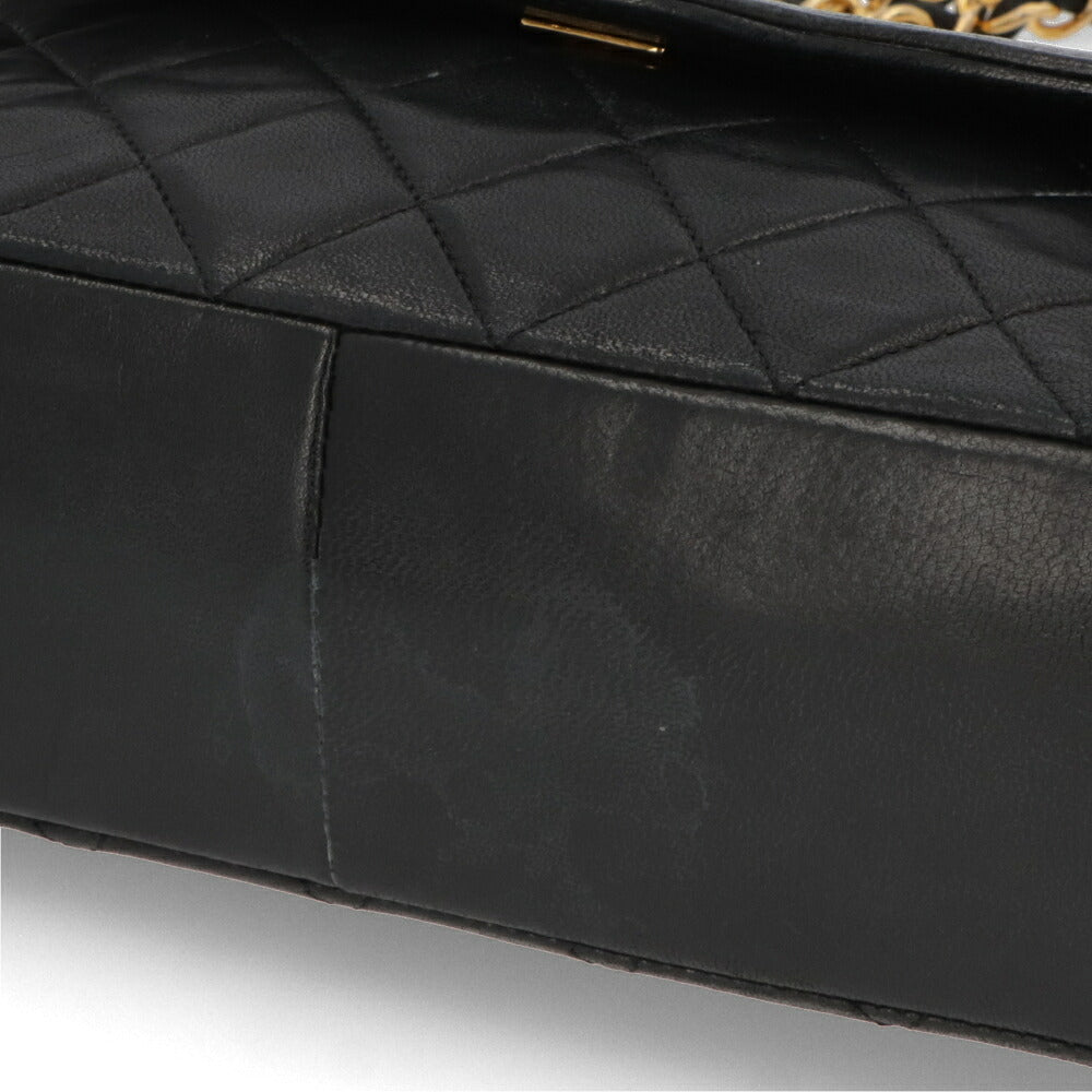 【中古/ABランク】CHANEL シャネル レディース ショルダーバッグ マトラッセ ブラック ラムスキン シリアルあり ヴィンテージ チェーンバッグ