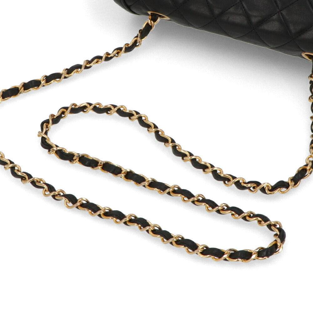 【中古/ABランク】CHANEL シャネル レディース ショルダーバッグ マトラッセ ブラック ラムスキン シリアルあり ヴィンテージ チェーンバッグ
