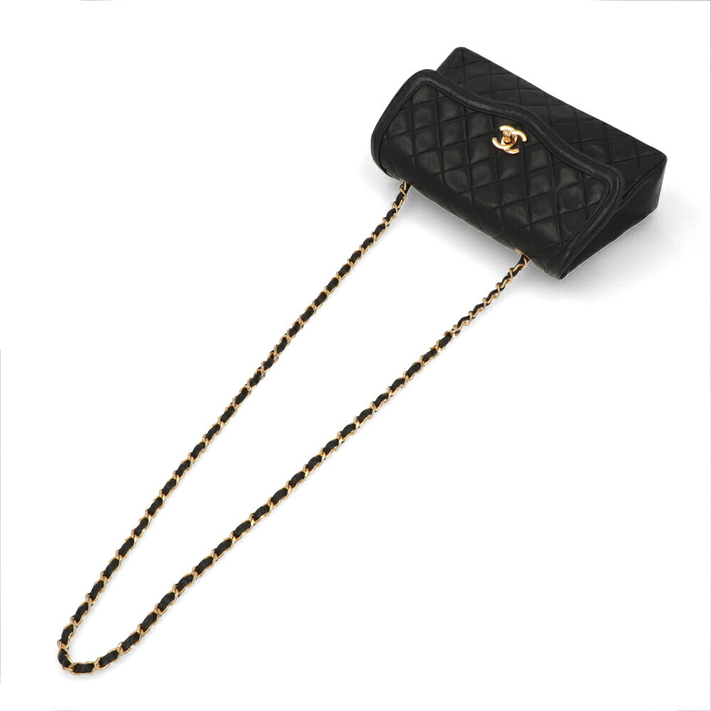 【中古/ABランク】CHANEL シャネル レディース ショルダーバッグ マトラッセ ブラック ラムスキン シリアルあり ヴィンテージ チェーンバッグ