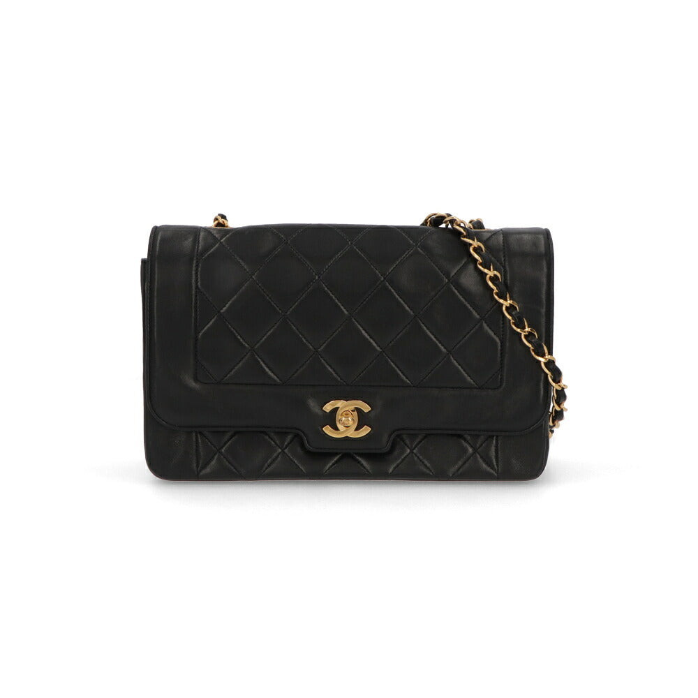 【中古/ABランク】 CHANEL シャネル レディース バッグ ショルダーバッグ マトラッセ ブラック チェーンショルダー