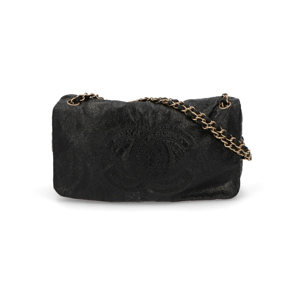 【中古/Bランク】 CHANEL シャネル レディース バッグ ショルダーバッグ シャネル ココマーク ブラック ショルダー レザー