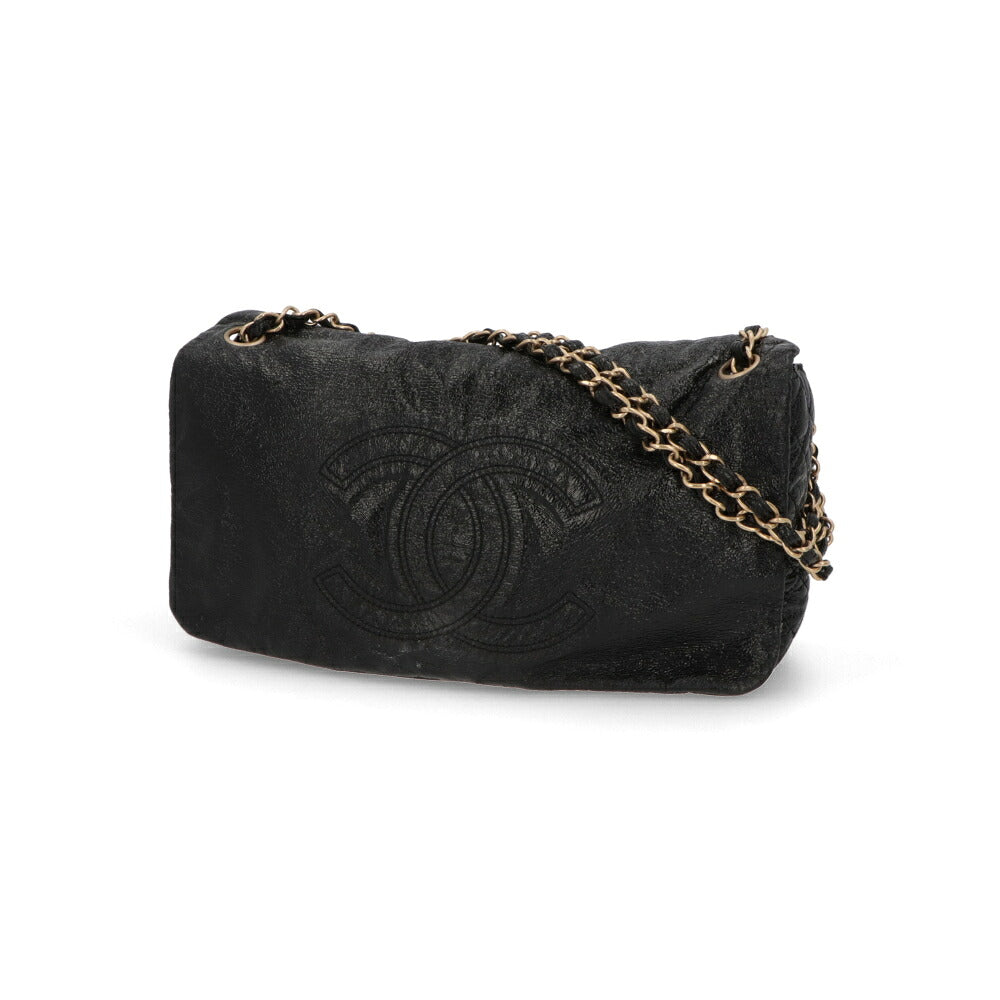 【中古/Bランク】 CHANEL シャネル レディース バッグ ショルダーバッグ シャネル ココマーク ブラック ショルダー レザー