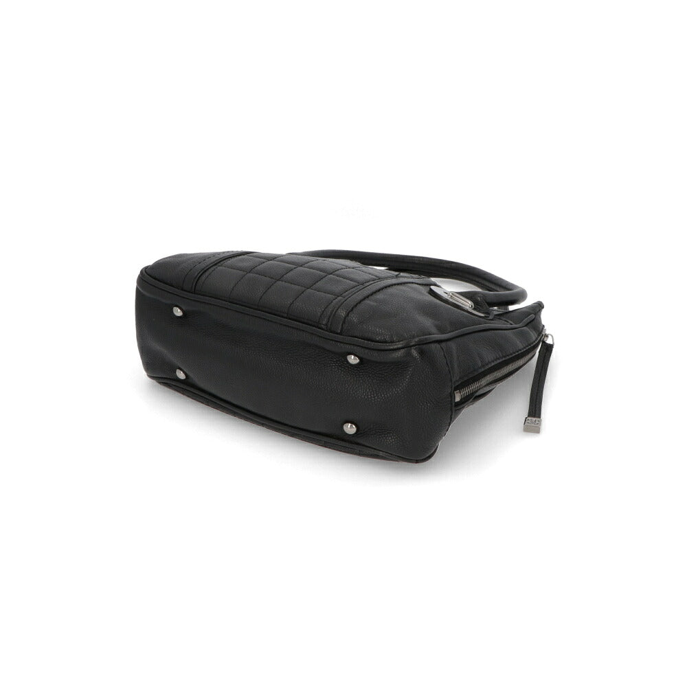 【中古/ABランク】 CHANEL シャネル レディース バッグ ハンドバッグ チョコバー ブラック キャビアスキン シリアルあり ミニバッグ