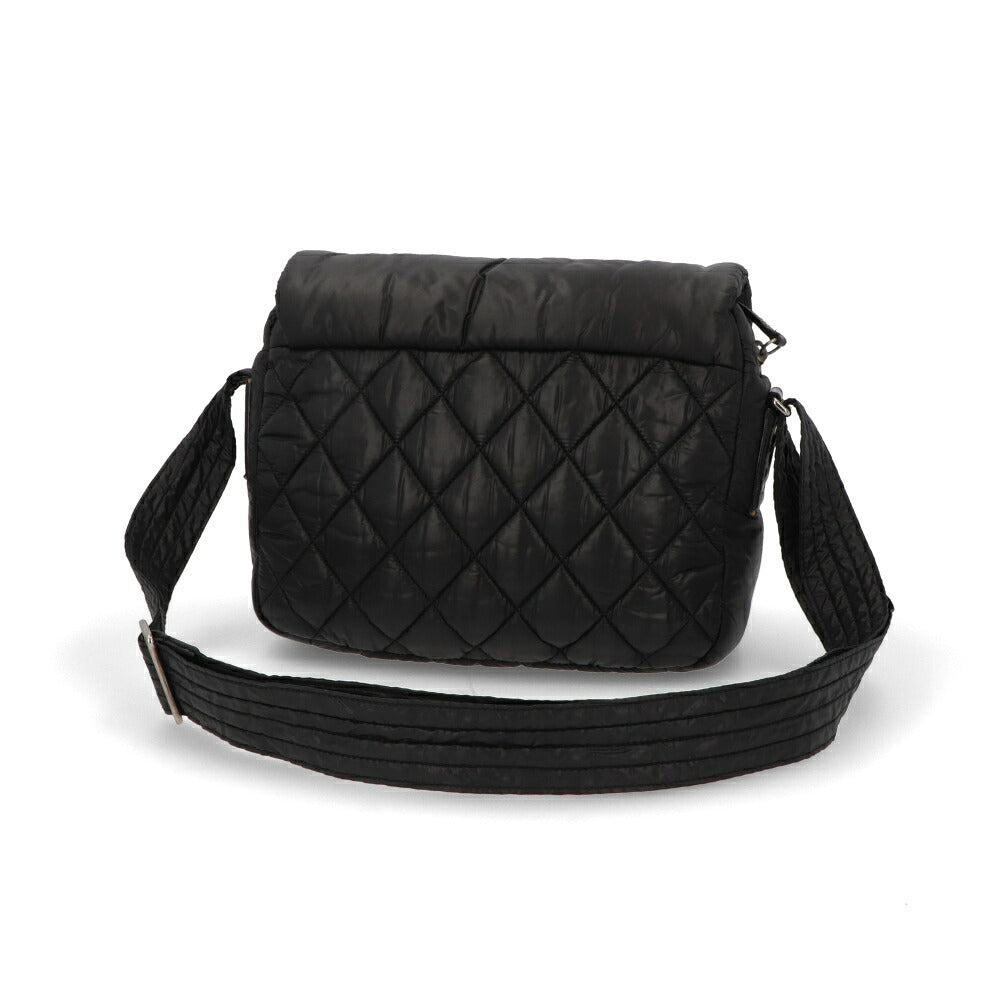 【中古/Bランク】 CHANEL シャネル レディース バッグ ショルダーバッグ コココクーンメッセンジャーPM ブラック ナイロン シリアルあり コココクーン A48616