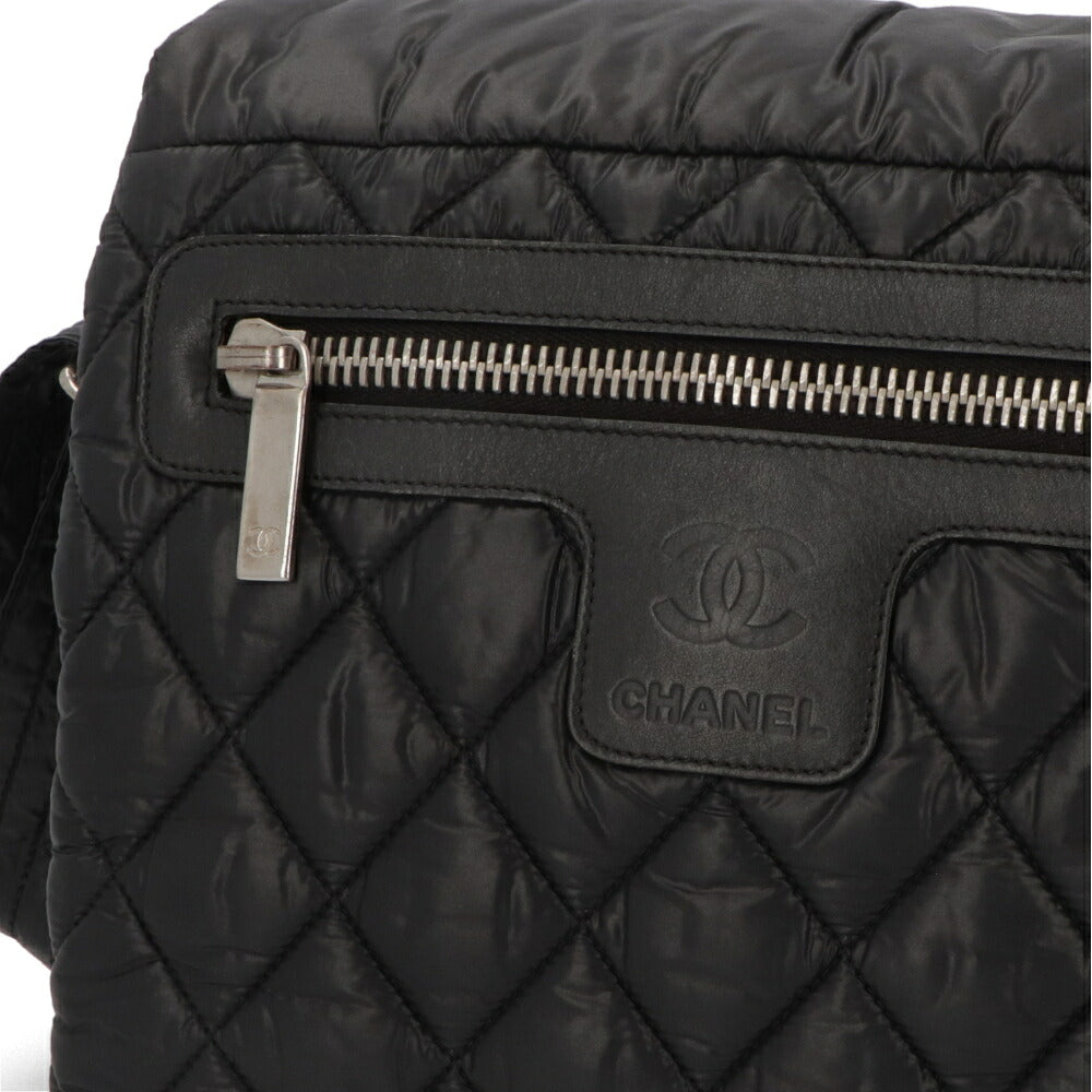 【中古/Bランク】 CHANEL シャネル レディース バッグ ショルダーバッグ コココクーンメッセンジャーPM ブラック ナイロン シリアルあり コココクーン A48616