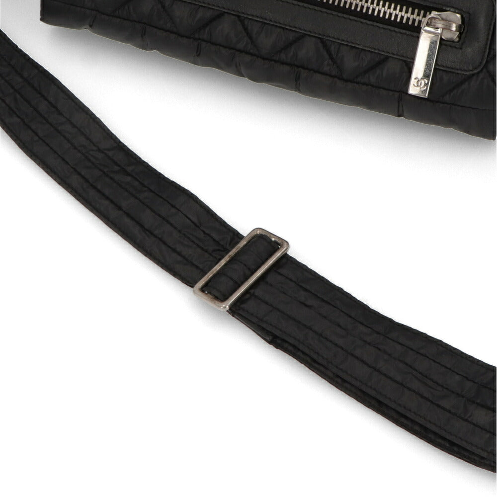 【中古/Bランク】 CHANEL シャネル レディース バッグ ショルダーバッグ コココクーンメッセンジャーPM ブラック ナイロン シリアルあり コココクーン A48616