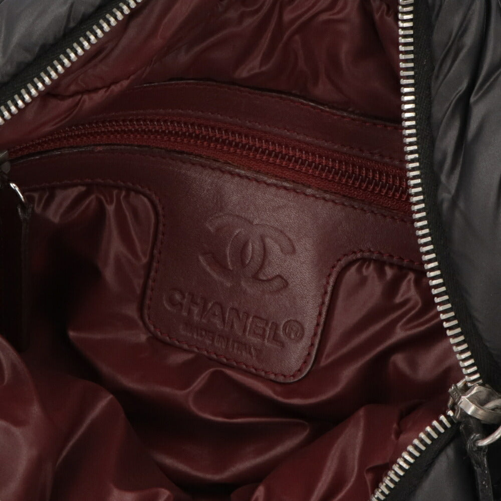 【中古/Bランク】 CHANEL シャネル レディース バッグ ショルダーバッグ コココクーンメッセンジャーPM ブラック ナイロン シリアルあり コココクーン A48616