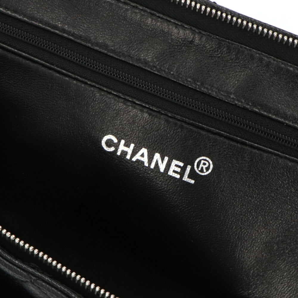 【中古/Bランク】 CHANEL シャネル レディース バッグ トートバッグ マトラッセ ブラック キャビアスキン シリアルあり マトラッセ
