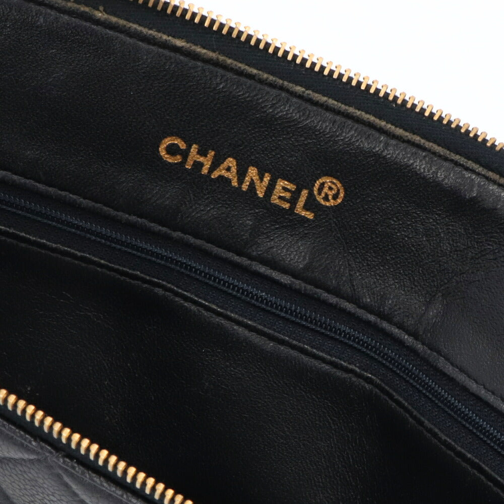 【中古/Bランク】 CHANEL シャネル レディース バッグ ショルダーバッグ マトラッセ ネイビー キャビアスキン シリアルあり ココマーク チェーンショルダー