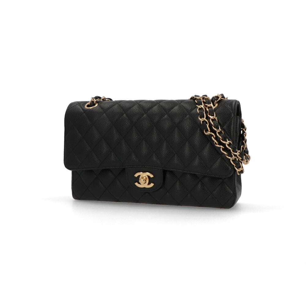 【中古/Aランク】 CHANEL シャネル レディース バッグ ショルダーバッグ マトラッセ25 ブラック チェーンショルダー A01112