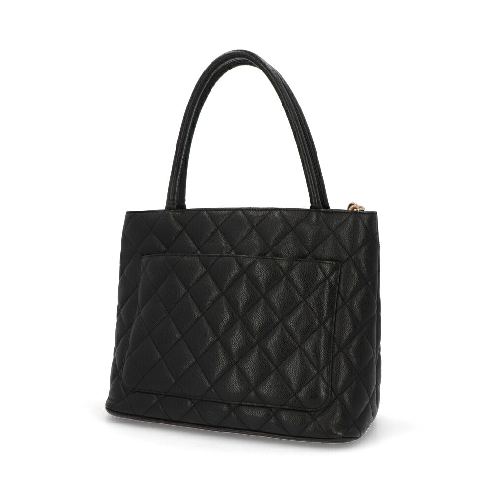 【中古/ABランク】 CHANEL シャネル レディース バッグ トートバッグ 復刻トート ブラック キャビアスキン シリアルあり ヴィンテージ ココクーン A01804