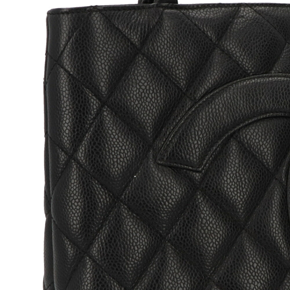 【中古/ABランク】 CHANEL シャネル レディース バッグ トートバッグ 復刻トート ブラック キャビアスキン シリアルあり ヴィンテージ ココクーン A01804