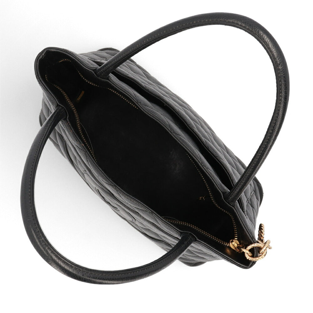 【中古/ABランク】 CHANEL シャネル レディース バッグ トートバッグ 復刻トート ブラック キャビアスキン シリアルあり ヴィンテージ ココクーン A01804