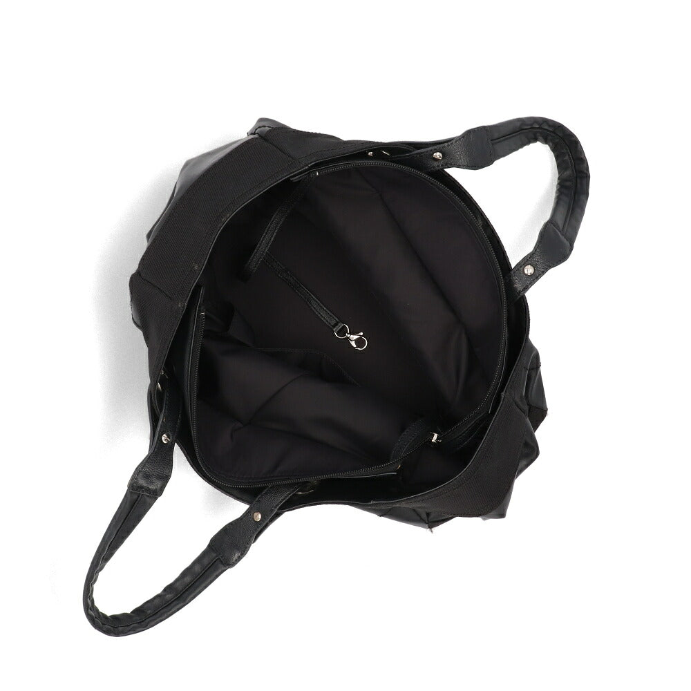 【中古/Aランク】 CHANEL シャネル レディース バッグ トートバッグ パリビアリッツトートMM ブラック コーティングキャンバス ココマーク キルティング