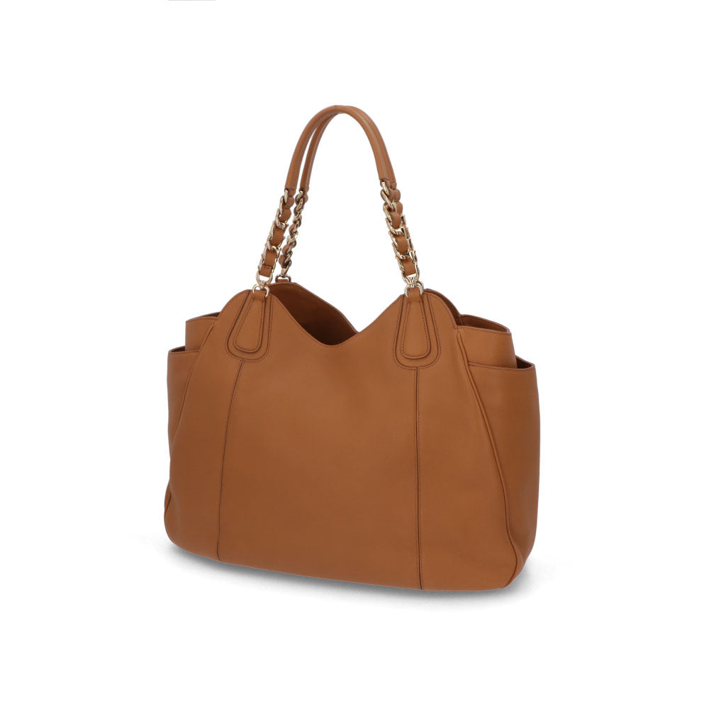 【中古/Aランク】 FERRAGAMO フェラガモ レディース バッグ トートバッグ キャメル チェーン 大容量 21 F027