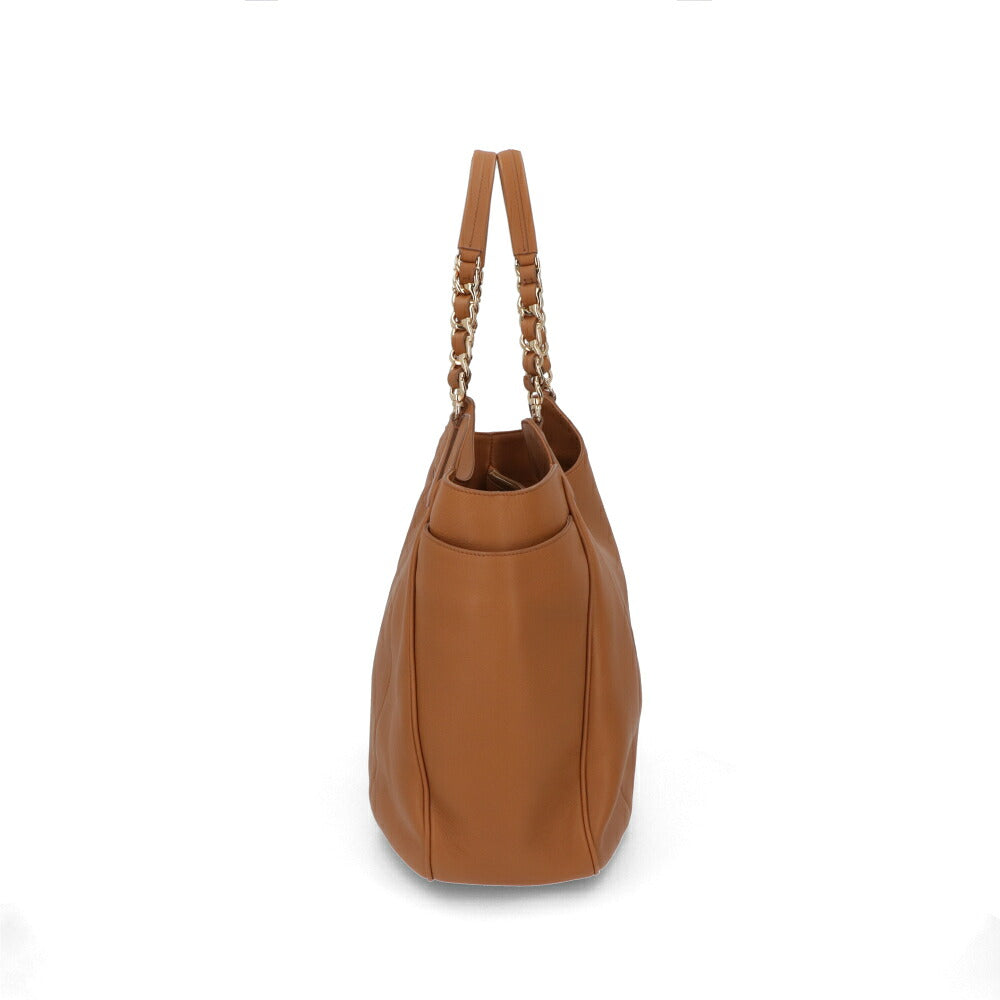 【中古/Aランク】 FERRAGAMO フェラガモ レディース バッグ トートバッグ キャメル チェーン 大容量 21 F027