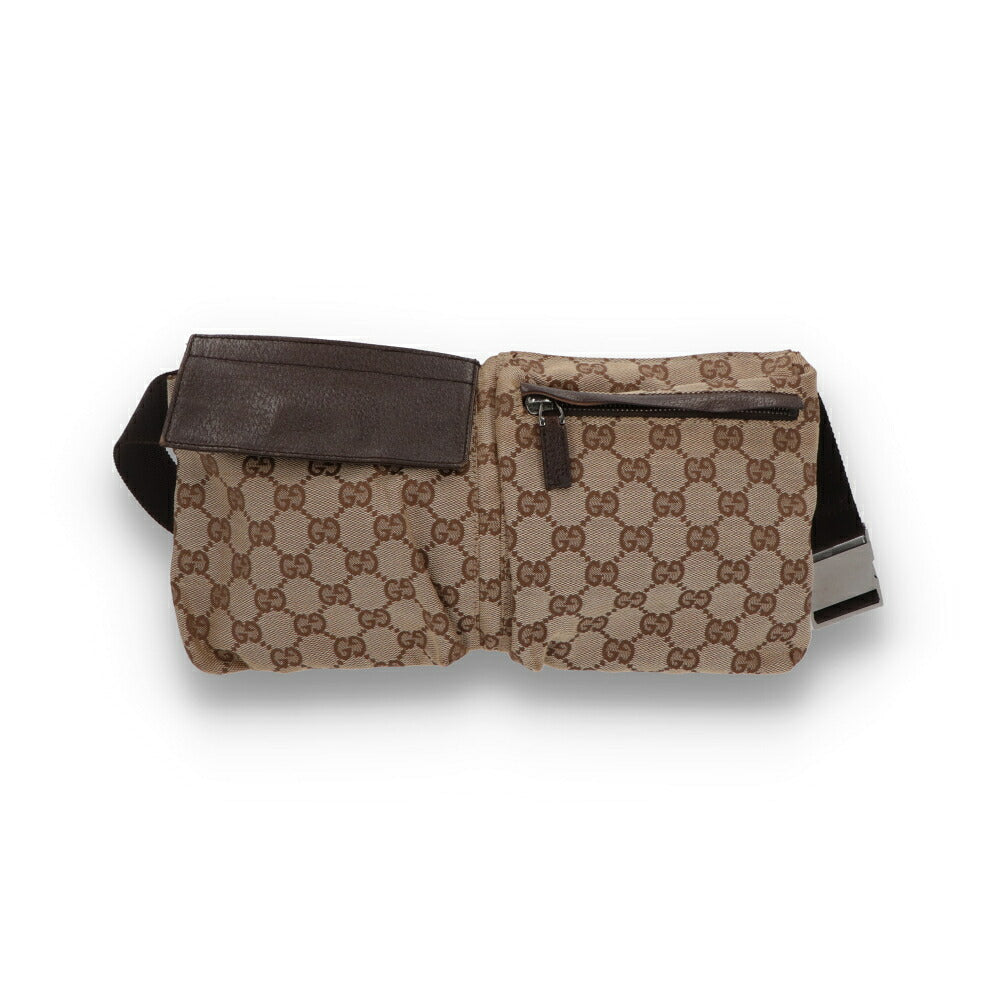 【中古/BCランク】 GUCCI グッチ ユニセックス バッグ ボディバッグ・ウエストポーチ ブラウン系 中古 ヴィンテージ GGキャンバス 28566