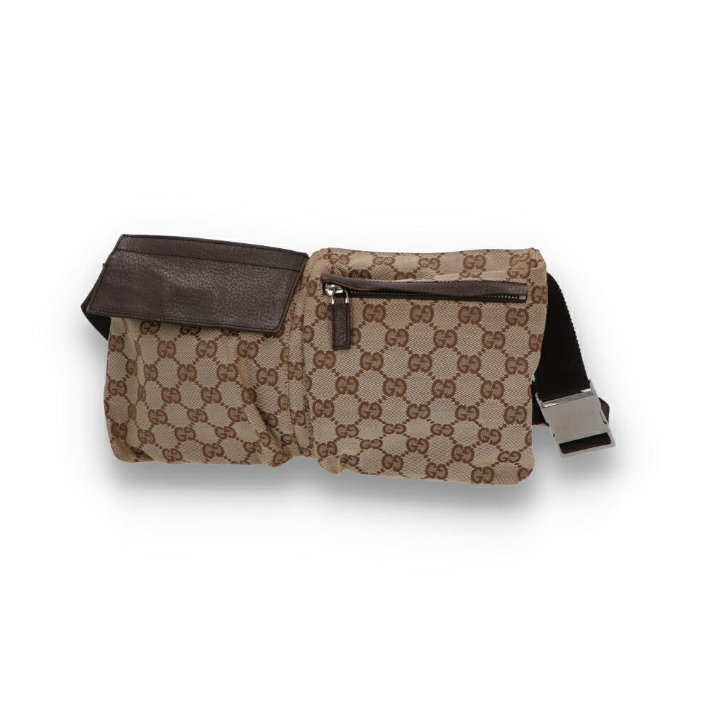 【中古/BCランク】 GUCCI グッチ ユニセックス バッグ ボディバッグ・ウエストポーチ ブラウン系 中古 ヴィンテージ GGキャンバス 28566