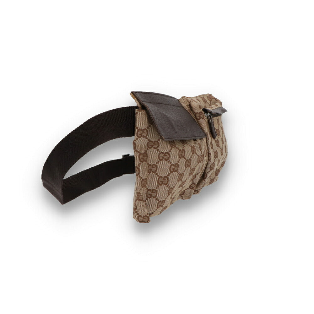 【中古/BCランク】 GUCCI グッチ ユニセックス バッグ ボディバッグ・ウエストポーチ ブラウン系 中古 ヴィンテージ GGキャンバス 28566