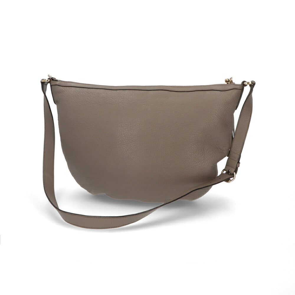 【中古/Bランク】 GUCCI グッチ レディース バッグ ショルダーバッグ グレー フリンジ ロゴ タッセル 308361