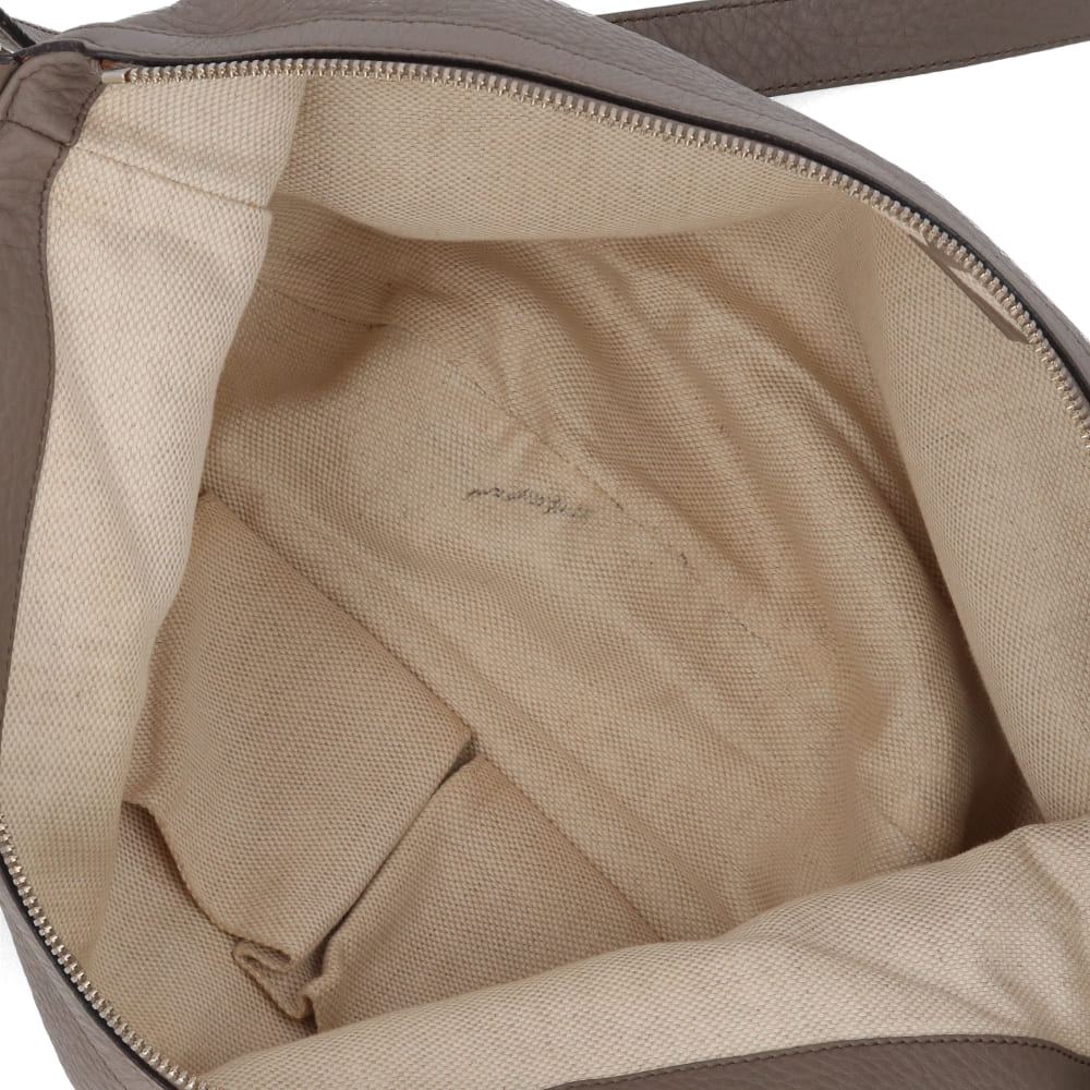 【中古/Bランク】 GUCCI グッチ レディース バッグ ショルダーバッグ グレー フリンジ ロゴ タッセル 308361