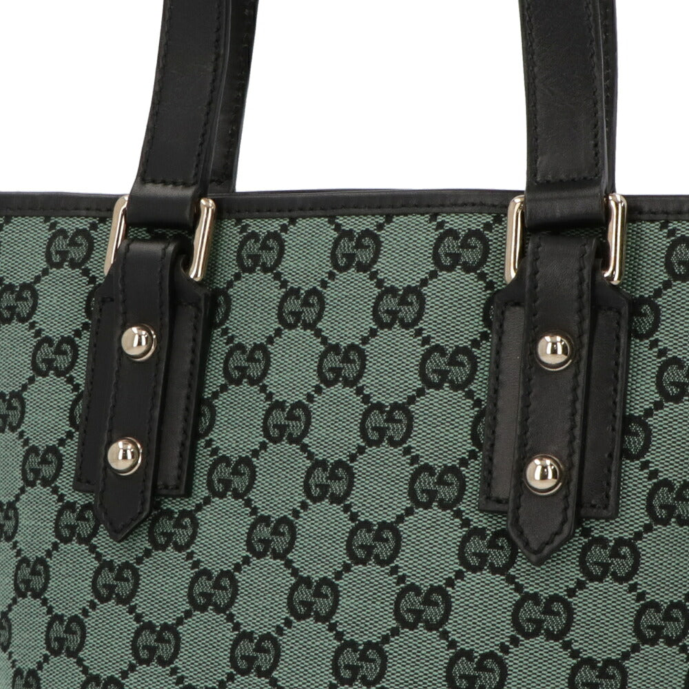 【中古/Aランク】 GUCCI グッチ レディース バッグ トートバッグ グリーン系 ミニトート 総柄 257250 F408G