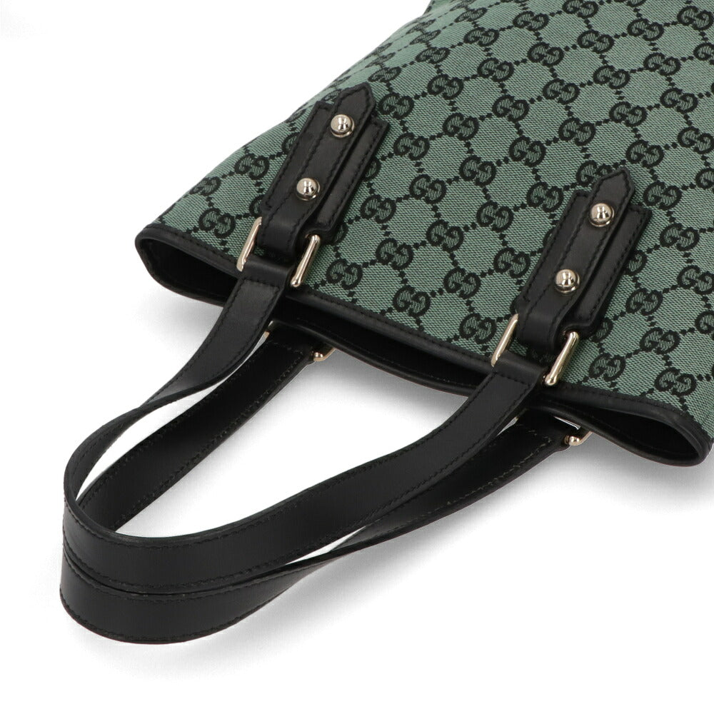【中古/Aランク】 GUCCI グッチ レディース バッグ トートバッグ グリーン系 ミニトート 総柄 257250 F408G