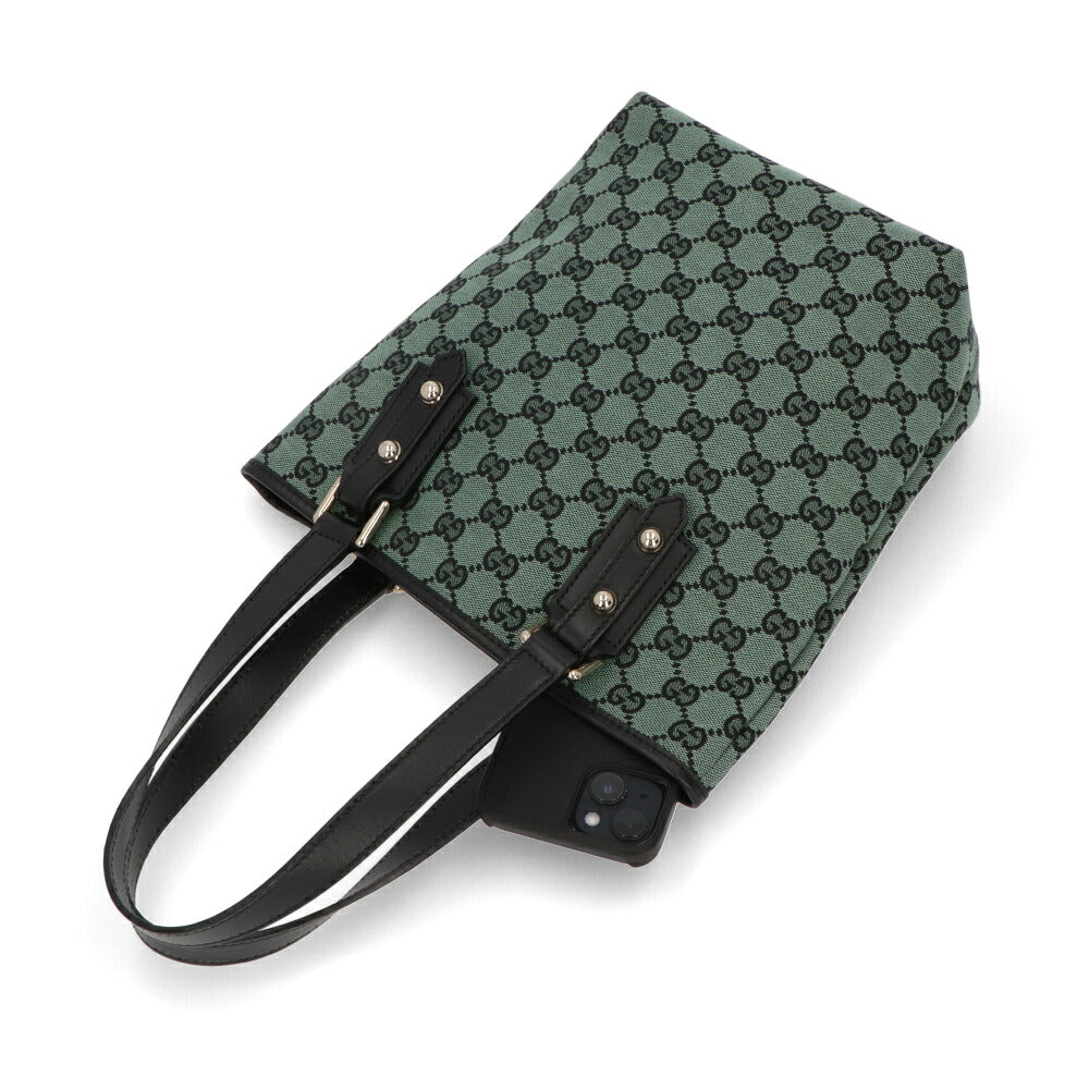 【中古/Aランク】 GUCCI グッチ レディース バッグ トートバッグ グリーン系 ミニトート 総柄 257250 F408G