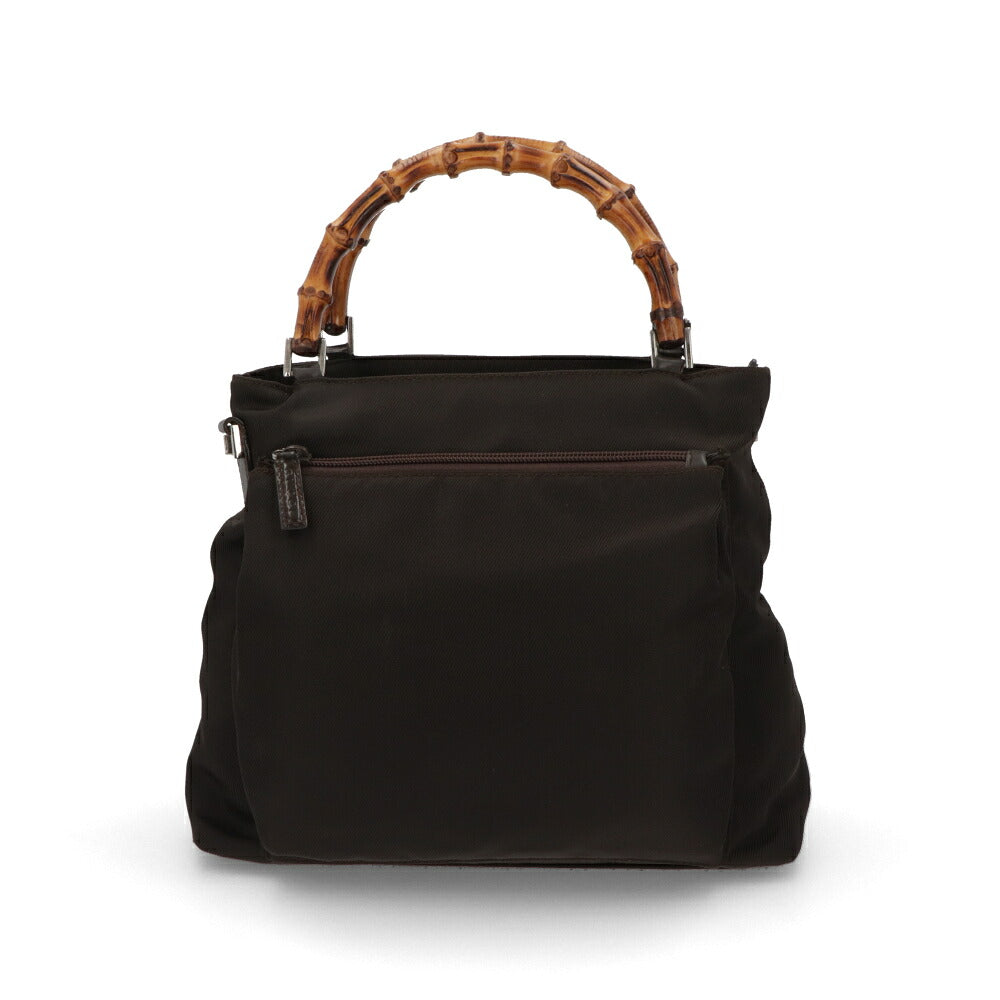 【中古/Aランク】 GUCCI グッチ レディース バッグ ハンドバッグ ダークブラウン系 キャンバス レザー シリアルあり ヴィンテージ 002 2122 0508