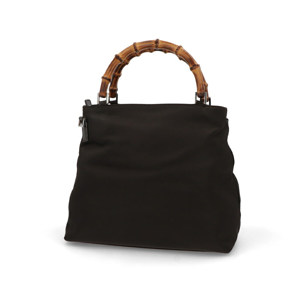 【中古/Aランク】 GUCCI グッチ レディース バッグ ハンドバッグ ダークブラウン系 キャンバス レザー シリアルあり ヴィンテージ 002 2122 0508