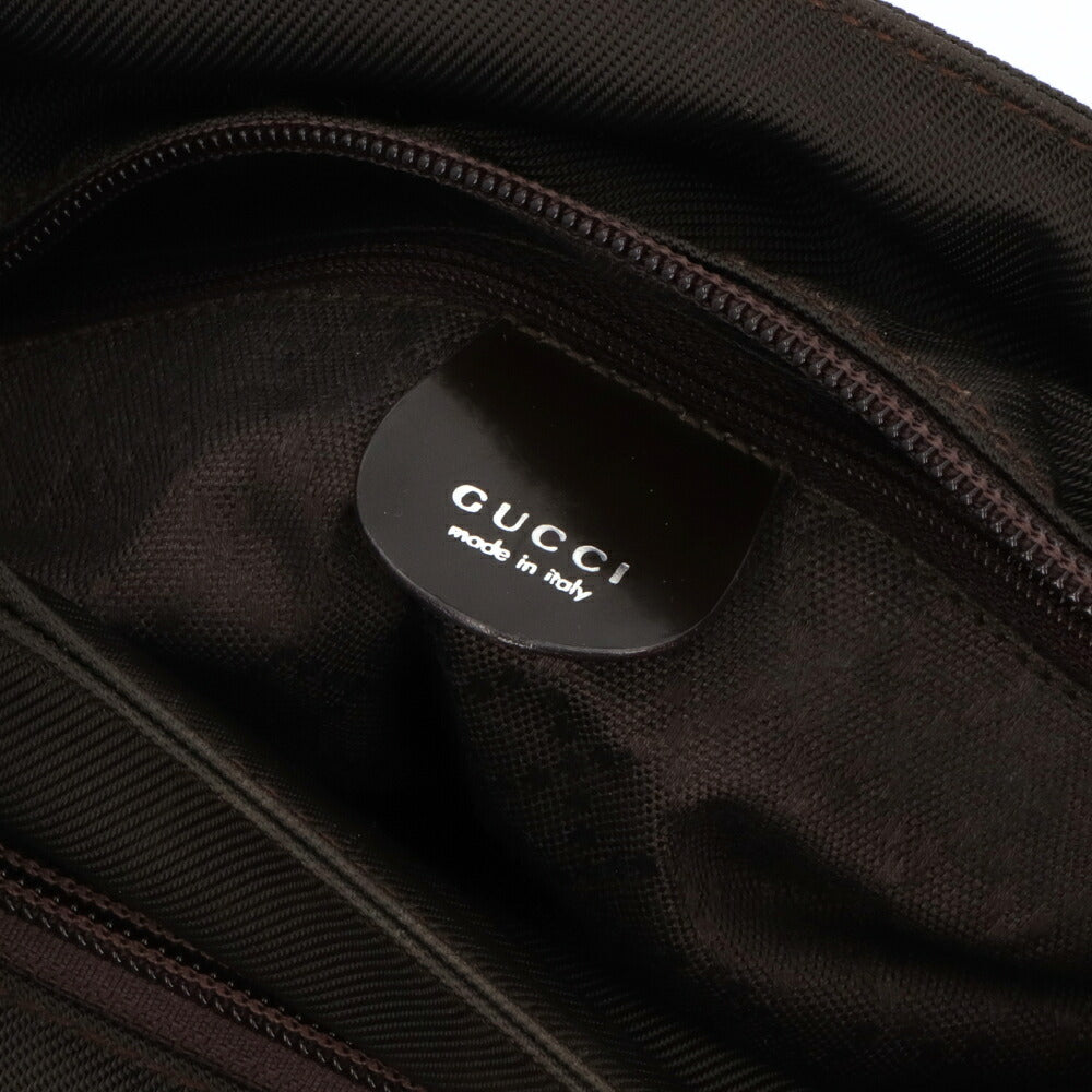 【中古/Aランク】 GUCCI グッチ レディース バッグ ハンドバッグ ダークブラウン系 キャンバス レザー シリアルあり ヴィンテージ 002 2122 0508