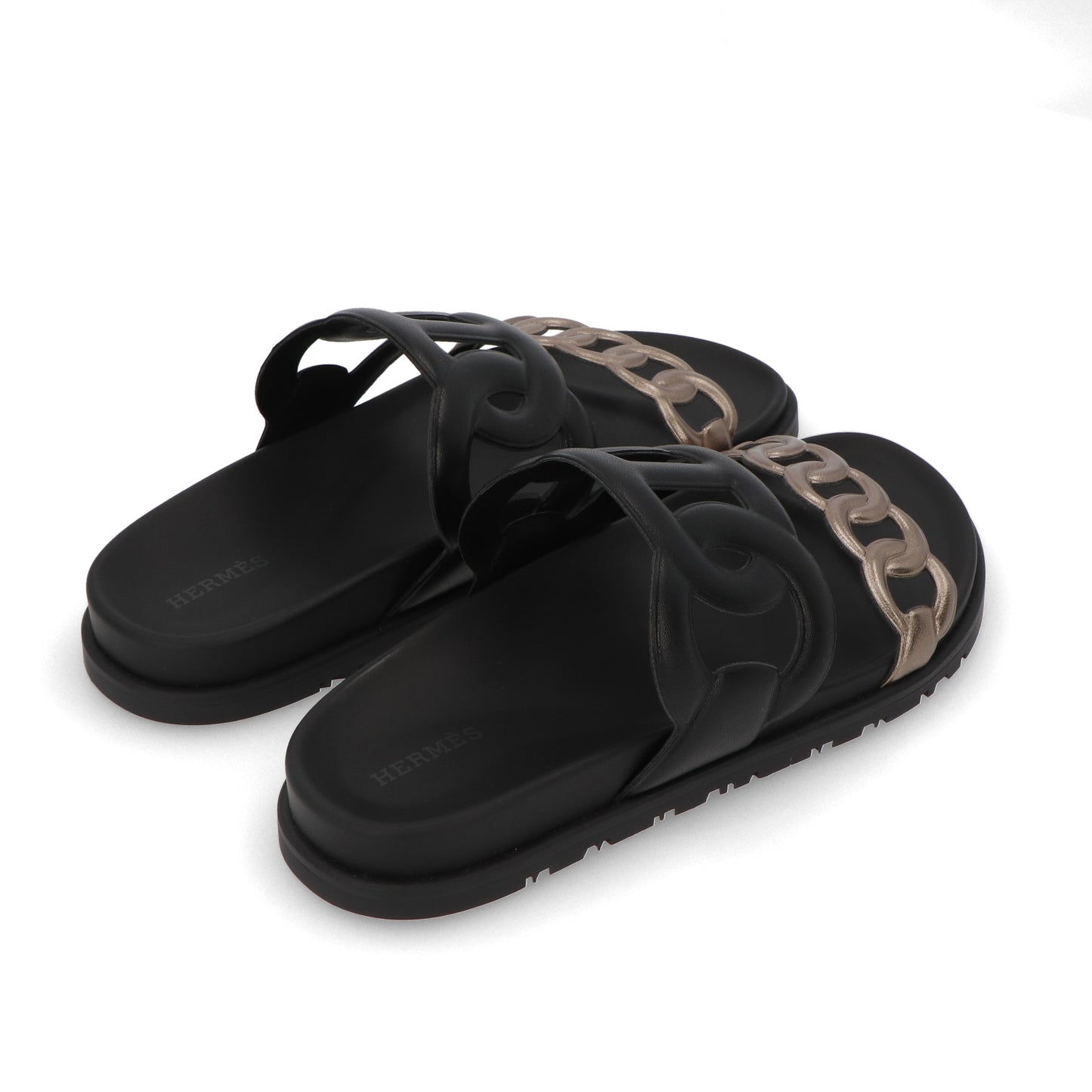 エルメス シューズ サンダル ヒールなし エクストラ ブラック