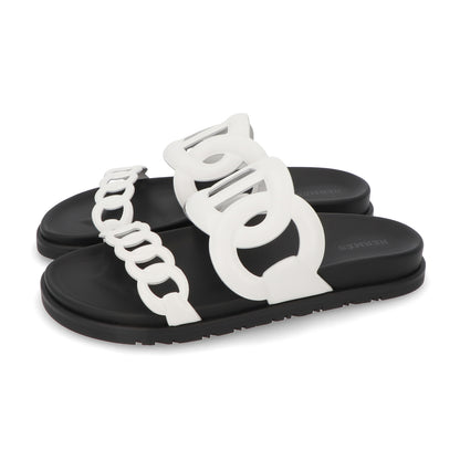 エルメス シューズ サンダル ヒールなし エクストラ ホワイト