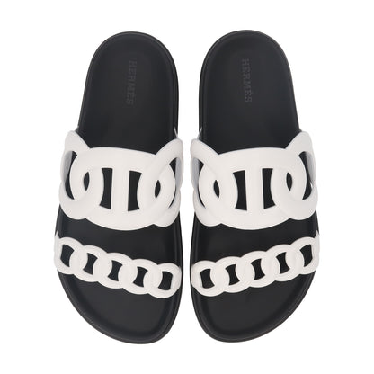 エルメス シューズ サンダル ヒールなし エクストラ ホワイト