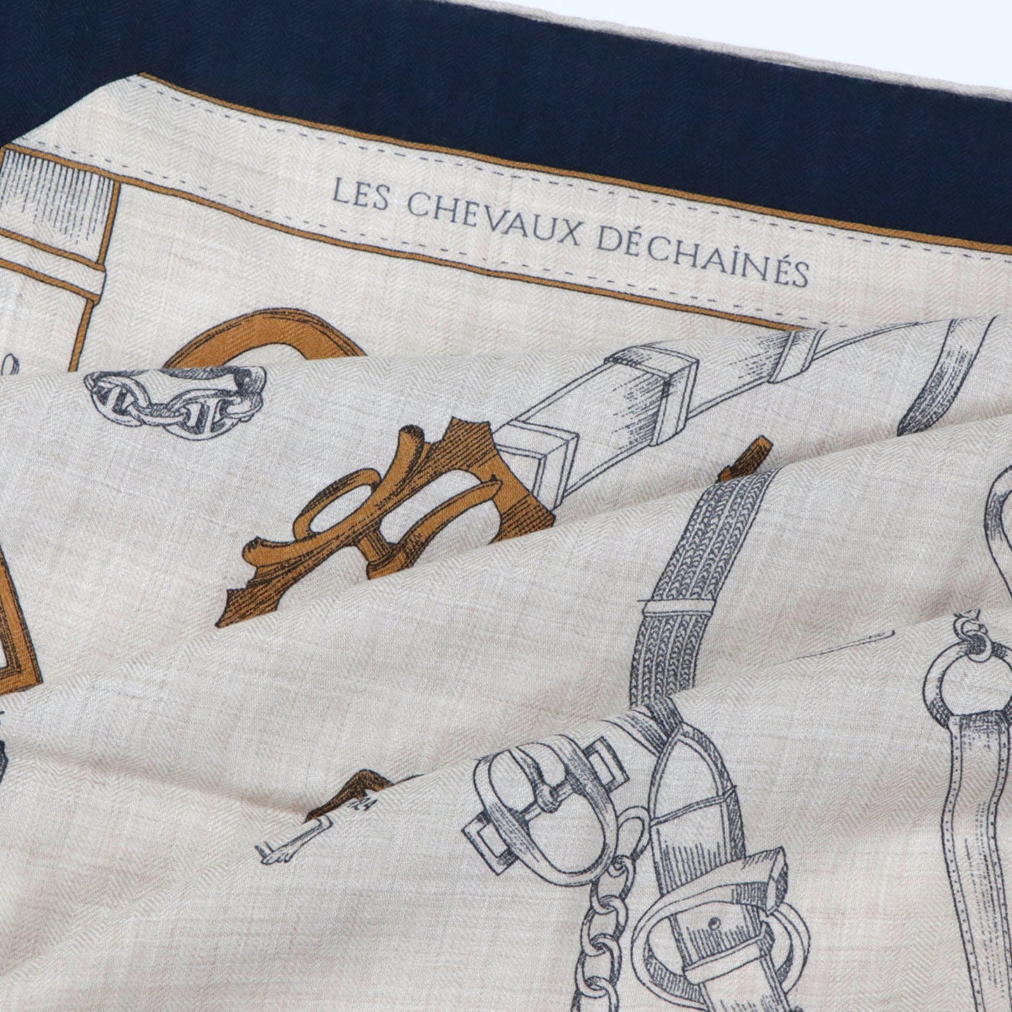 エルメス ストール カシシル140 Chevaux Dechaines