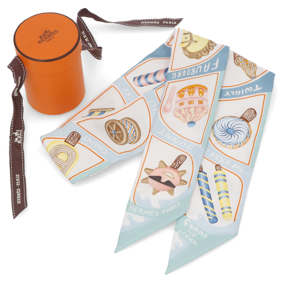 エルメス ツイリー Funny Ice Cream ファニーアイスクリーム