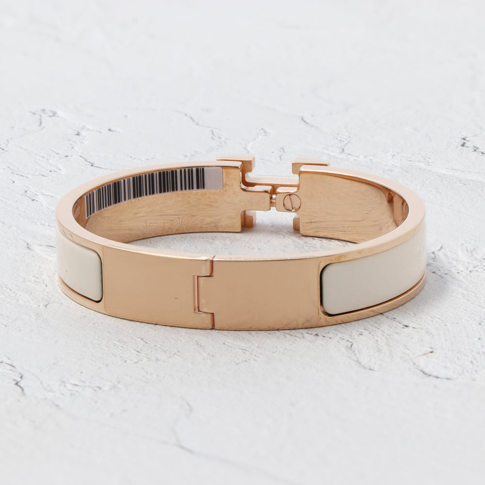 エルメス ブレスレット クリックH PM クレーム ローズゴールド