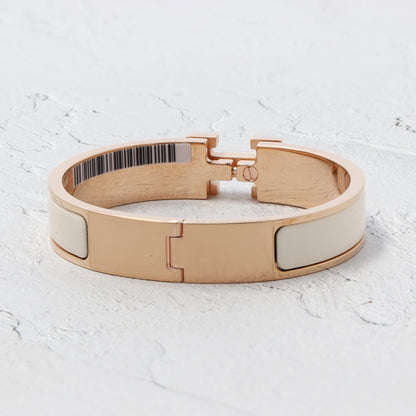 エルメス ブレスレット クリックH PM クレーム ローズゴールド