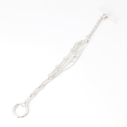 HERMES シェーヌダンクル パンク ブレスレット シルバー925