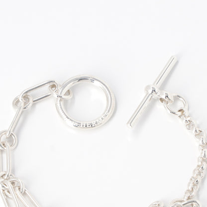 HERMES シェーヌダンクル パンク ブレスレット シルバー925