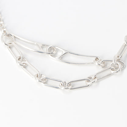 HERMES シェーヌダンクル パンク ブレスレット シルバー925