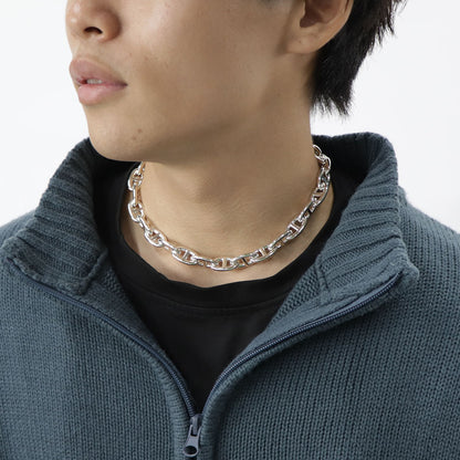 HERMES シェーヌダンクル ネックレス GM シルバー925