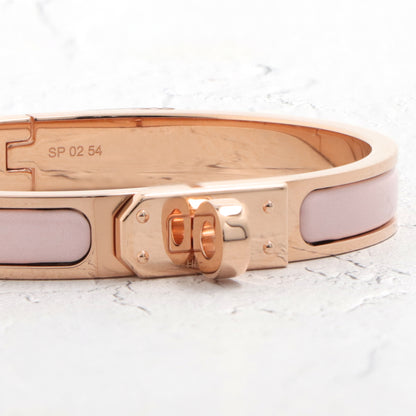HERMES ミニクリックケリー ブレスレット PM ローズカンダー