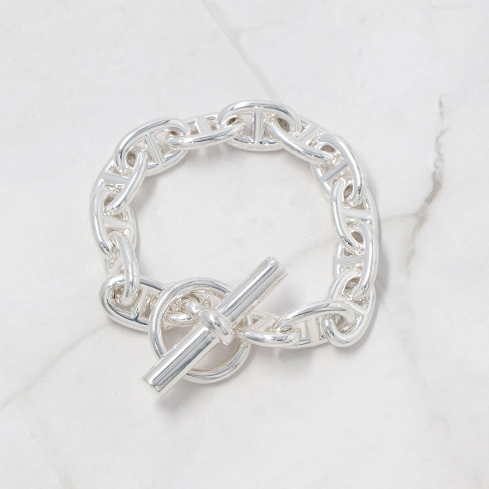 HERMES シェーヌダンクル MM ブレスレット シルバー925