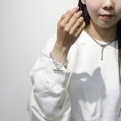 HERMES シェーヌダンクル MM ブレスレット シルバー925